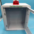 Στρογγυλό Defibrillator τοποθετημένο τοίχος κιβώτιο AED γωνιών με τον ευδιάκριτο συναγερμό