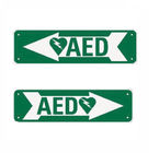 Τοποθετημένος τοίχος τρόπος AED ένα σημαδιών καρδιών/διπλής κατεύθυνσης/τύπος μορφής Β διαθέσιμοι