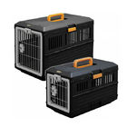 Πτυσσόμενο πλαστικό της Pet ταξιδιού πτήσης μεταφορέων φορητό της Pet κιβώτιο κλουβιών σκυλιών κλουβιών διακινούμενο