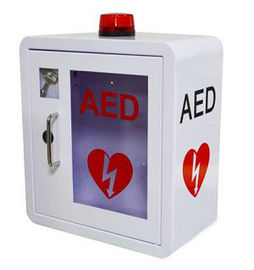 Κυρτή γωνιών υψηλή ασφάλεια κιβωτίων AED Defibrillator τοποθετημένη τοίχος για εσωτερικό