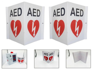 τρισδιάστατη αυτοματοποιημένη εξωτερική Defibrillator αντι εξασθένιση AED σημαδιών καρδιών σημαδιών ανθεκτική