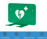 Ο πράσινος αντιοξειδωτικός Defibrillator τοίχος AED τοποθετεί το CE υποστηριγμάτων για την έκτακτη ανάγκη
