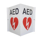 Ανθεκτικό σημάδι τοίχων AED πλαστικού/μετάλλων με την άριστη αντι εξασθενίζοντας δυνατότητα