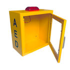 Κίτρινα ανησυχημένα χρώμα Defibrillator γραφεία AED με το φως στροβοσκόπιων