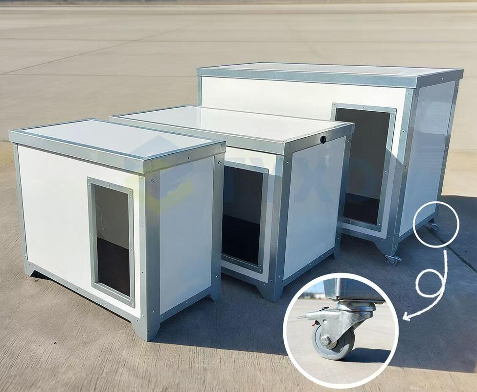 TYXD Composite Panel Heavy Duty Thermal Dog Kennel  Washable Dog house Dog Kennel for Cold Weathe