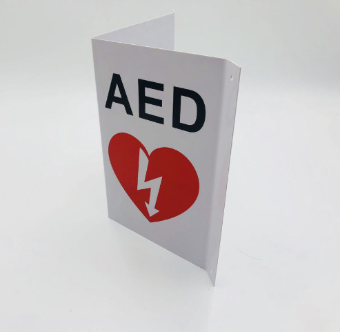 Πλαστικό σημάδι Β τοίχων AED μορφή για τον υπαίθριο έξυπνο σταθμό πρώτων βοηθειών